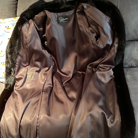 Mink coat full length long sleeve furs by Blum Brooklyn - Picture 10 of 11